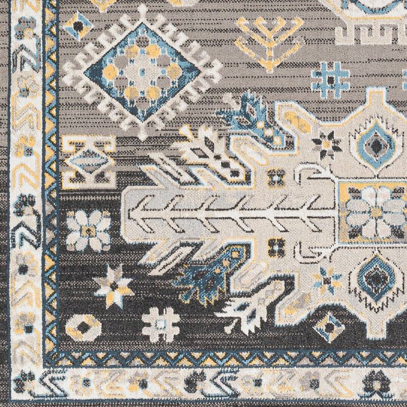 Livabliss Pamna Machine Washable Updated Traditional Area Rug