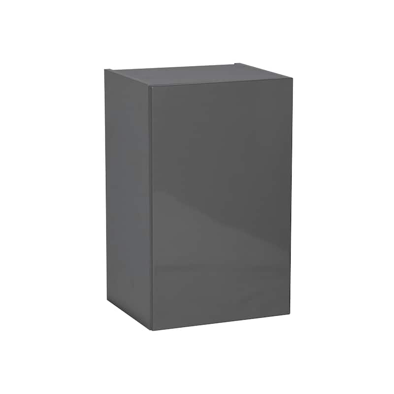 15" x 24" Wall Cabinet-Single Door-Grey - 15 x 24 x 12 - Grey
