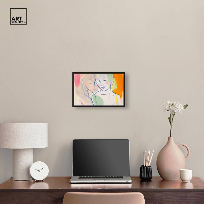 Brushstroke Bond Canvas by Art Remedy