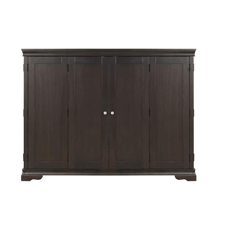 San Sebastian Cabinet Murphy Bed with Sealy Gel Memory Foam Mattress