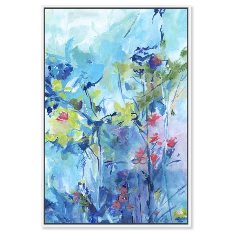 Heavenly Blue II Canvas by Art Remedy - White - 10" x 15"