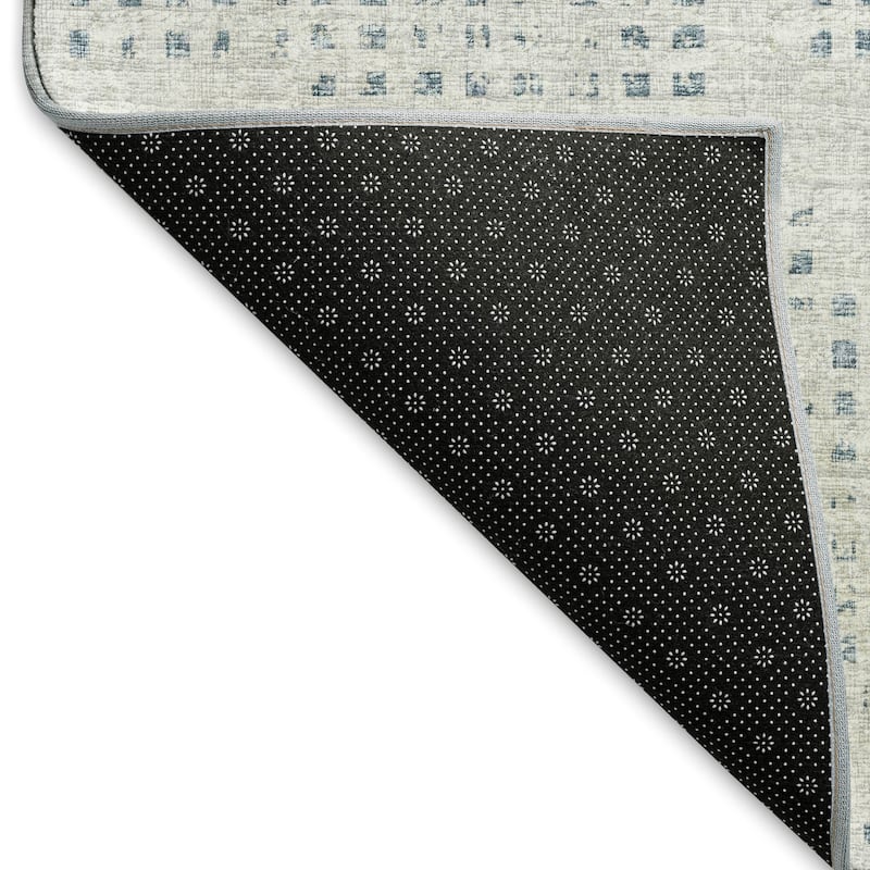 Premium Washable Super Soft Modern Houndstooth Mayfield Rug