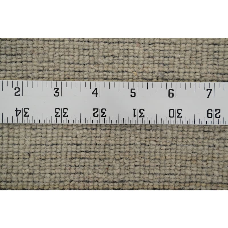 Hand Knotted Oriental 100% Wool Carpet Tribal Animal Pictorial Beige & Ivories Gabbeh Area Rug - 7' 11'' X 7' 9''