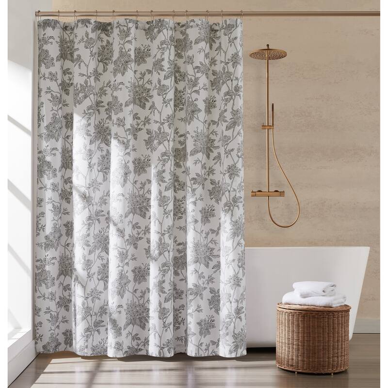 Brooklyn Loom Mila Floral Shower Curtain - 72x72
