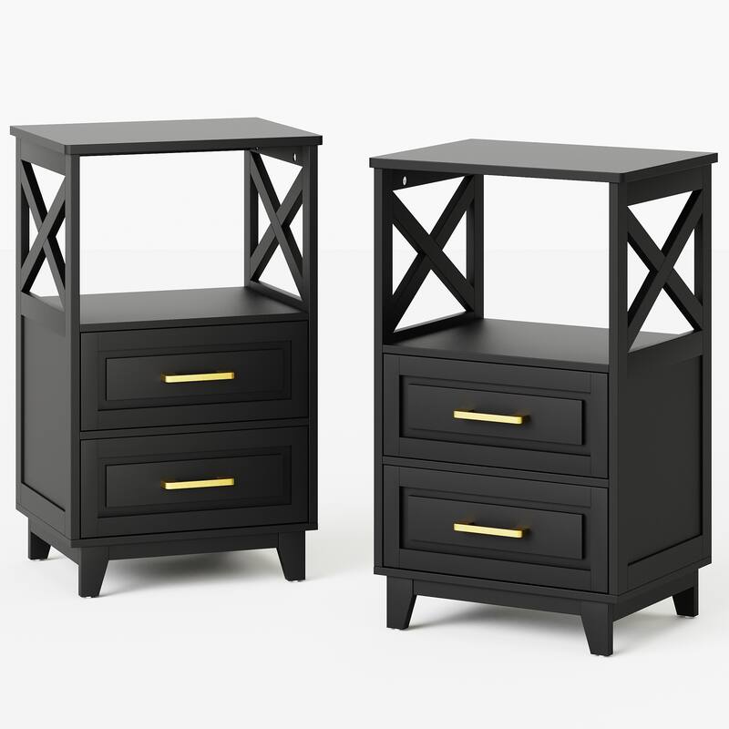 2-Drawer Nightstand (Set of 2)