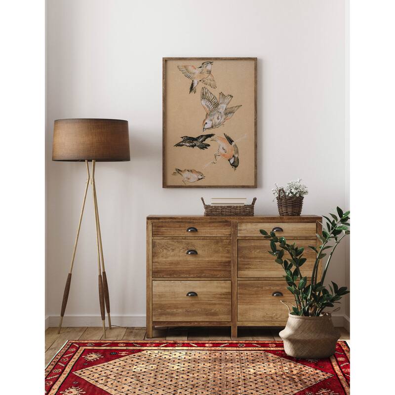 ECARPETGALLERY Hand-knotted Andelz Brown Wool Rug - 5'4 x 9'0