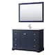 Option Dark Blue, Chrome Trim, White Quartz Top