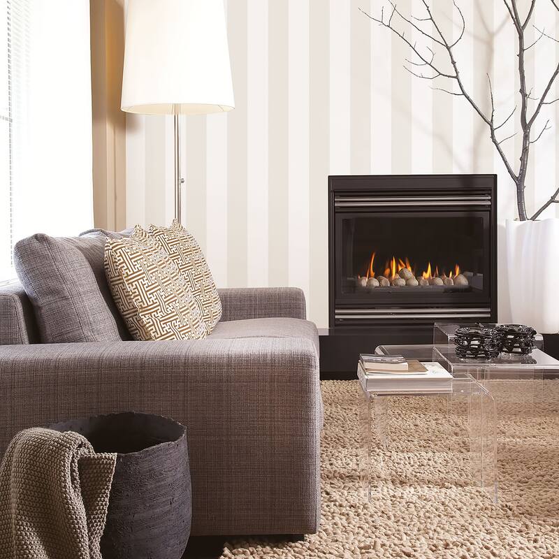 Galerie Wallcoverings Nordic Elements Wide Stripe Non-woven Matte Wallpaper Roll