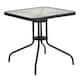 Powder-coated Aluminum/ Rattan Lightweight 5-piece Outdoor Dining Set