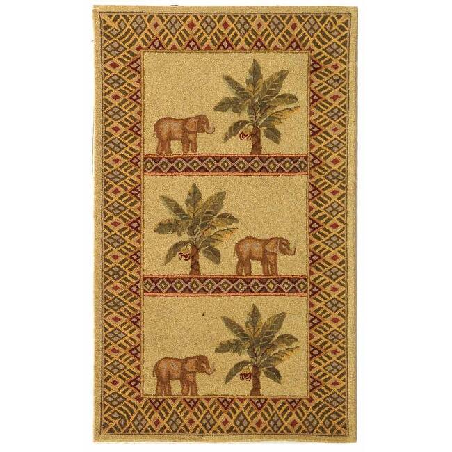 SAFAVIEH Handmade Chelsea Brielle French Country Wool Rug