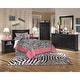 preview thumbnail 11 of 19, Signature Design by Ashley Maribel Black Dresser