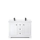 preview thumbnail 29 of 58, Avery 48 Inch Double Vanity, Cultured Marble Top