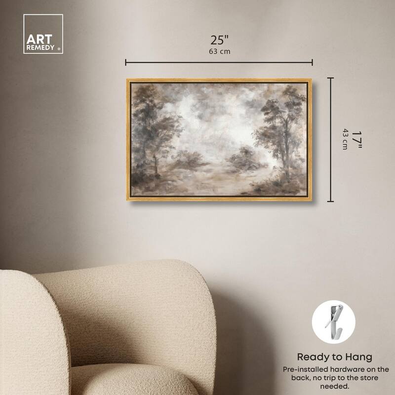 Veiled in Fog Canvas by Art Remedy