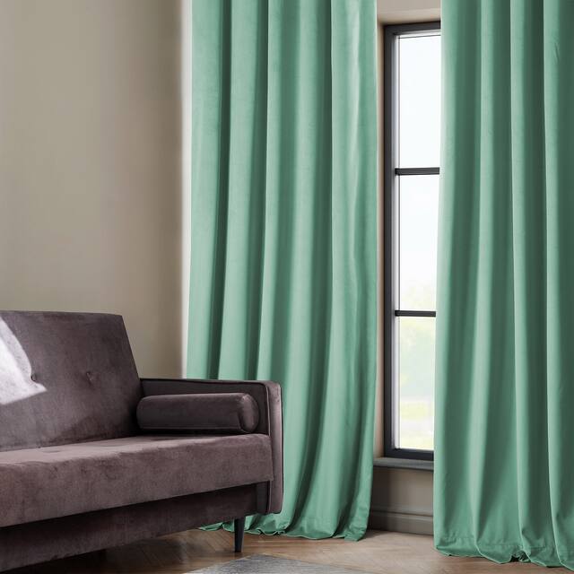 Exclusive Fabrics Heritage Plush Velvet Curtain (1 Panel)