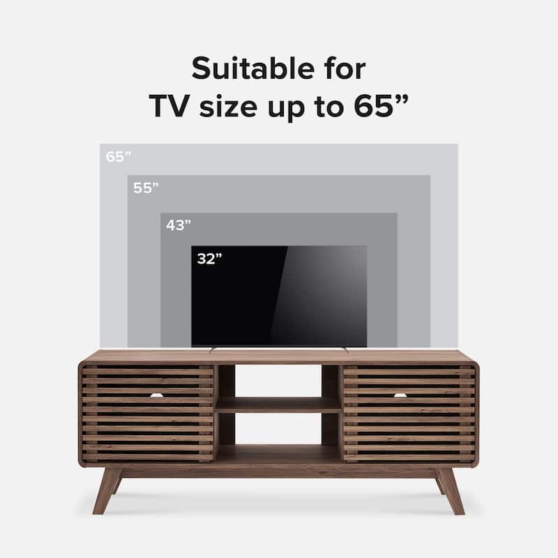 Mopio Ensley 59" Mid-Century Modern Tall TV Stand