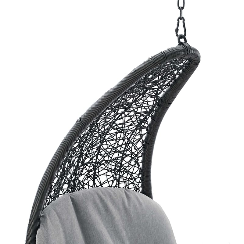Landscape Outdoor Patio Hanging Chaise Lounge Swing Chair