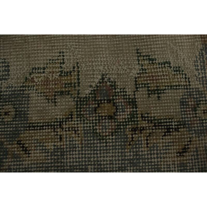 Hand Knotted Oriental 100% Wool Carpet Transitional Floral Beige & Ivories Anatolian Area Rug - 9' 11'' X 5' 8''