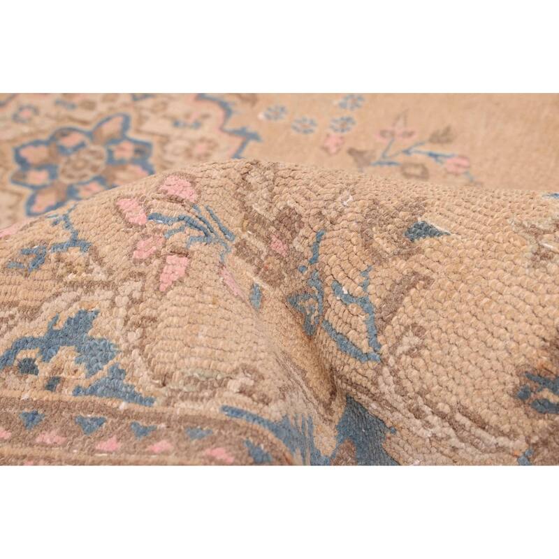 ECARPETGALLERY Hand-knotted Antalya Vintage Tan Wool Rug - 4'3 x 6'5
