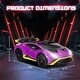 preview thumbnail 3 of 11, 12V Battery Powered Ride On Car for Kids - Purple