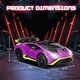 preview thumbnail 6 of 30, Battery Powered Lamborghini Ride On Car for Kids with 2 Driving Modes and Music