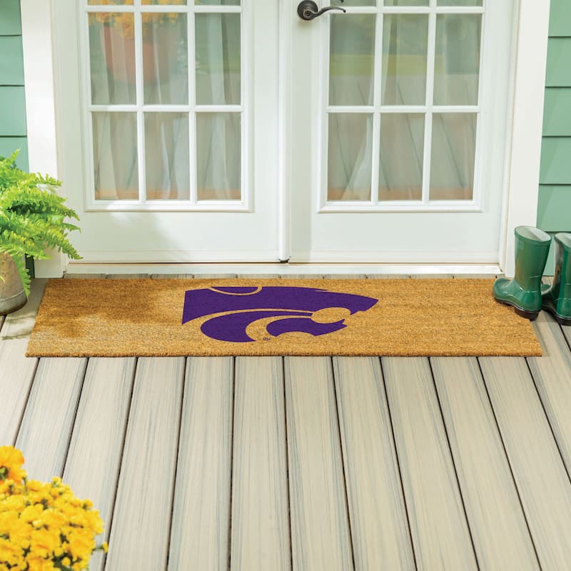 Kansas State University Full Color Indoor/Outdoor Coir Mat