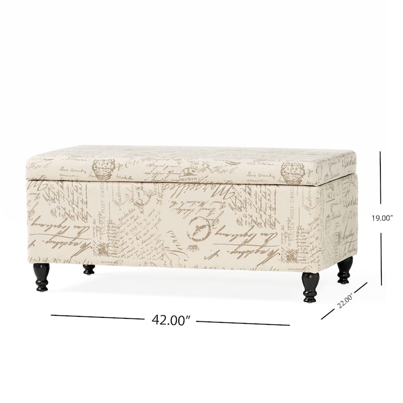 PARISIAN STORAGE Ottoman Comfortable choice, multiple functions, classic design, and cozy corners