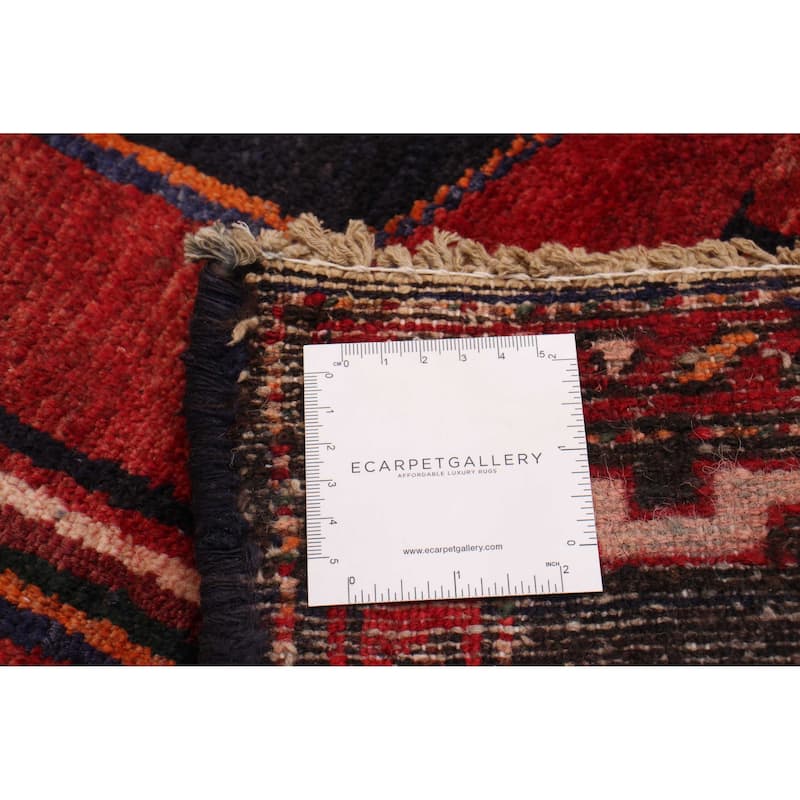 ECARPETGALLERY Hand-knotted Konya Anatolian Navy Wool Rug - 3'9 x 9'4
