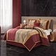preview thumbnail 24 of 81, Nanshing Daniella 7-Piece Modern Geometric Comforter Set