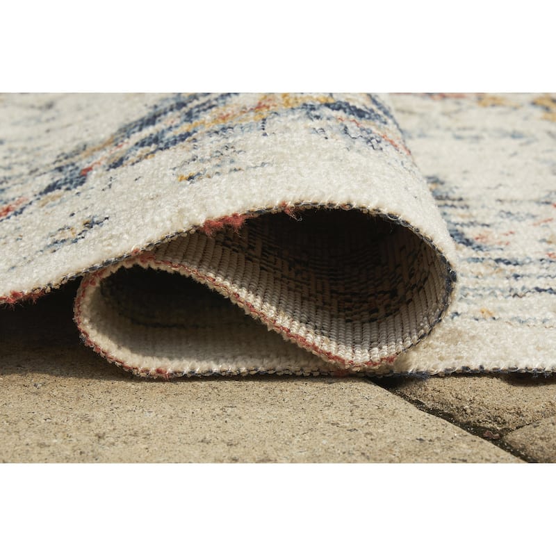Signature Design by Ashley Jarrpage Green/Orange/Beige Rug