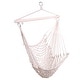 preview thumbnail 4 of 5, Outdoor Cotton Hanging Rope Air/Sky Chair Swing beige
