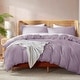 preview thumbnail 31 of 175, Nestl Ultra Soft Double Brushed Microfiber Duvet Cover Set with Button Closure Dusty Purple - California King