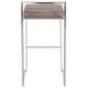 preview thumbnail 14 of 51, Silver Orchid Forrest Stackable Stainless Steel Bar Stool (Set of 2) - N/A
