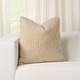 preview thumbnail 8 of 16, Siscovers Tiffany Boucle Textured Throw Pillow 16 x 16 - Linen