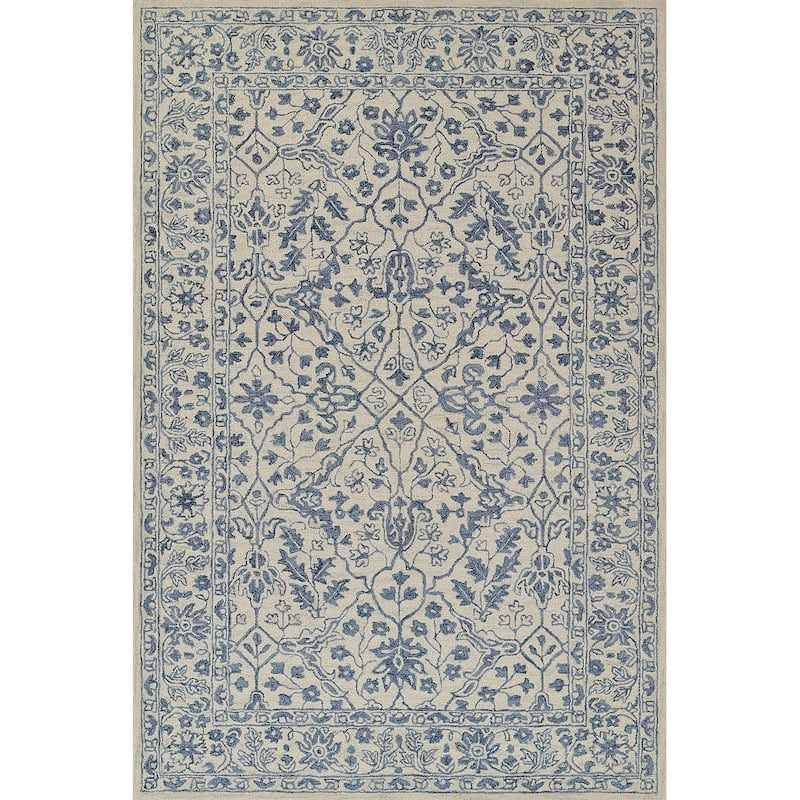 Momeni Leiden Hand Tufted Wool Area Rug - Ivory - 2' 6" x 8' - Runner