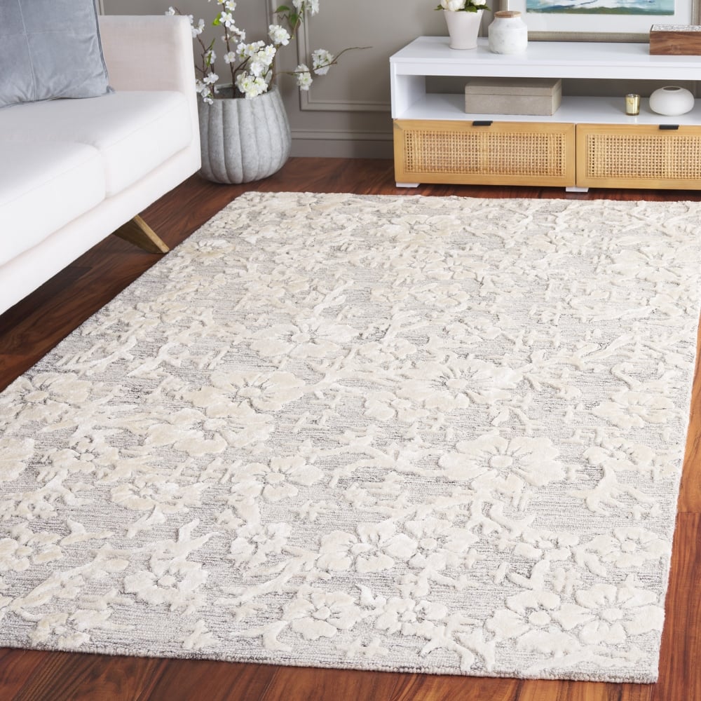SAFAVIEH Handmade Glamour Zaruhi Modern & Contemporary Viscose Rug