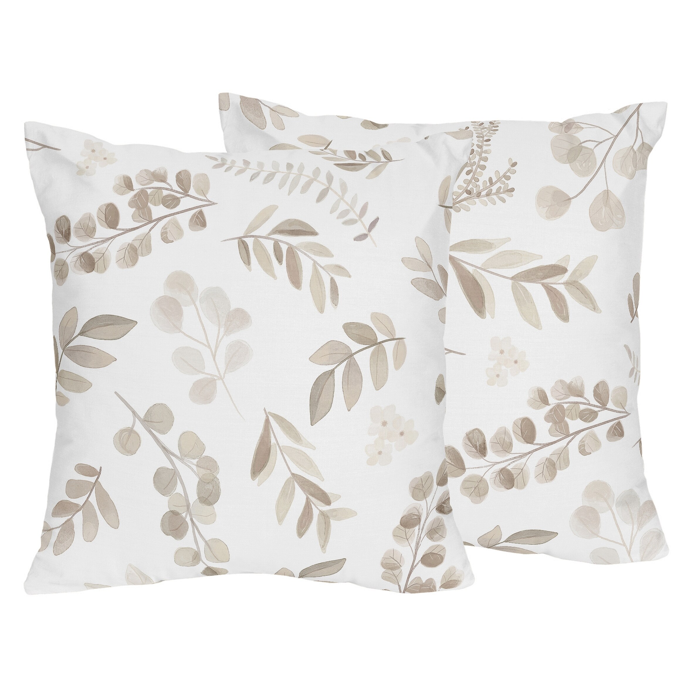 leaf throw pillow