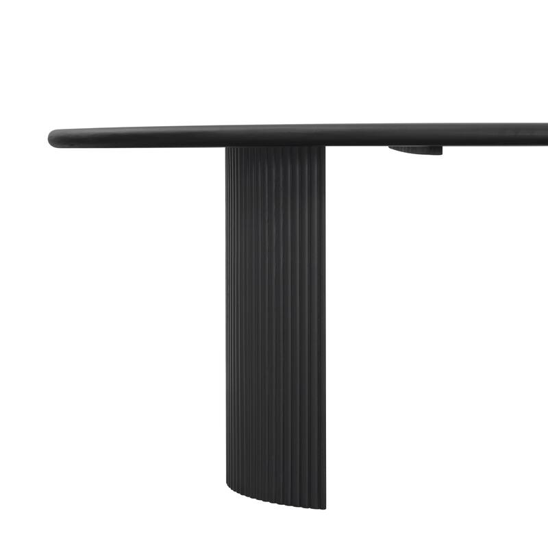 NPD Furniture Aniston 93 Inch Oval Dining Table