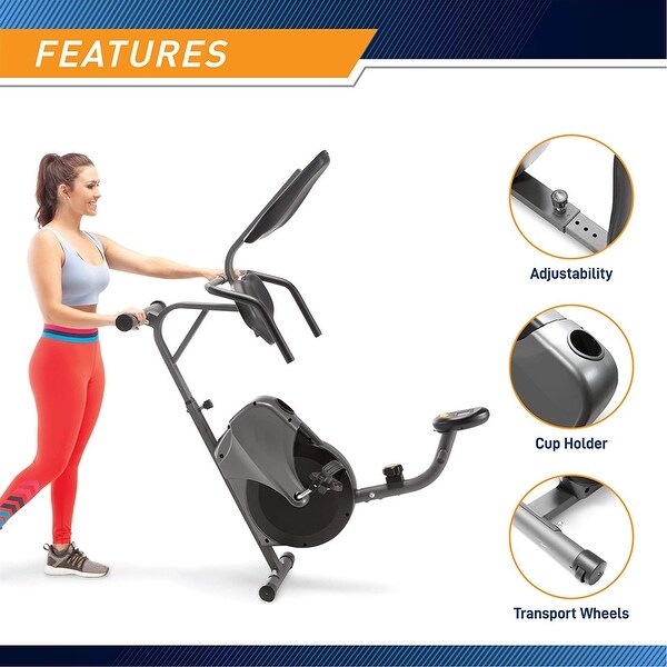 recumbent magnetic exercise bike