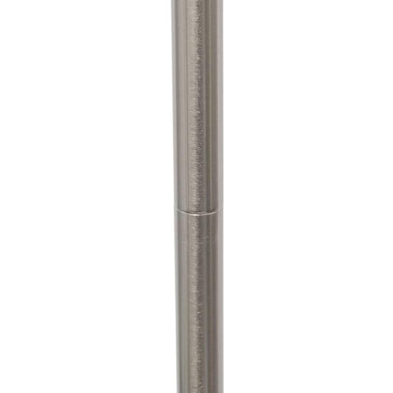 Brushed Nickel Drum Shade Floor Lamp