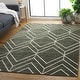 preview thumbnail 77 of 154, SAFAVIEH Adirondack Benilda Modern Geometric Rug 6' x 8' - Dark Green/Ivory