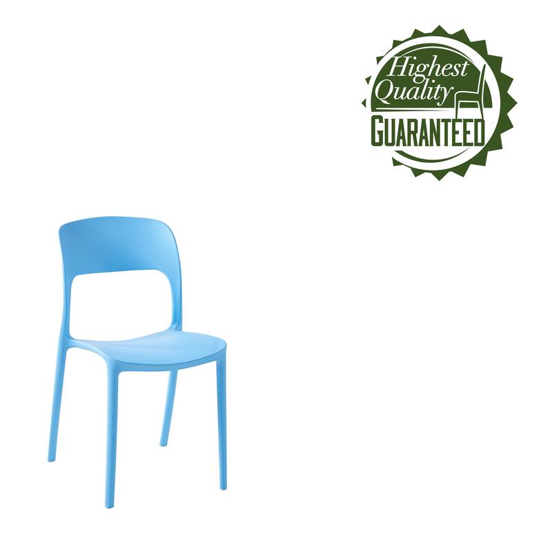 Porthos Home Brody Stackable Plastic Dining Chairs (Set of 2)