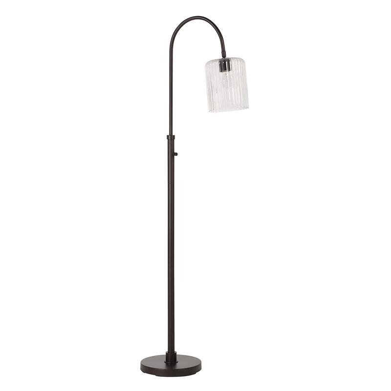 Danae 62.5" Height Floor Lamp, Black - 11 x 20.5 x 62.5"