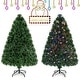 preview thumbnail 19 of 19, Costway 3/4/5/6 Ft Pre-Lit Fiber Optic PVC Christmas Tree Plastic