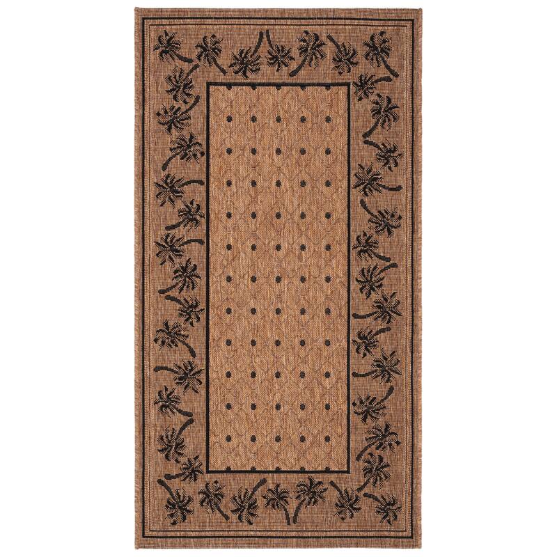 SAFAVIEH Courtyard Merilin Indoor/ Outdoor Geometric Area Rug
