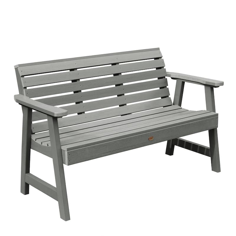 HIGHWOOD Weatherly 5-foot Eco-friendly Synthetic Wood Garden Bench - Grey