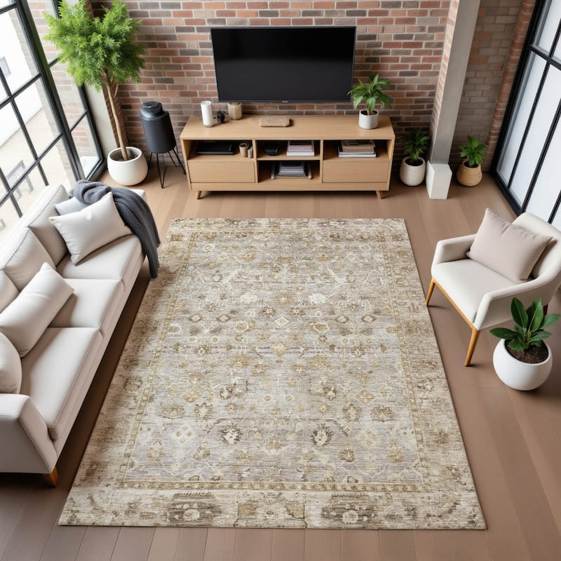Premium Washable Super Soft Vintage Traditional Mayfield Rug