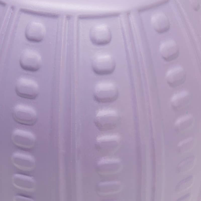 Mini Oval Table Lamp with Tapered Shade - 12.5" - Lavender