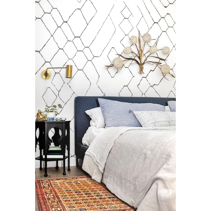 ECARPETGALLERY Hand-knotted Teimani Beige Wool Rug - 2'10 x 4'10