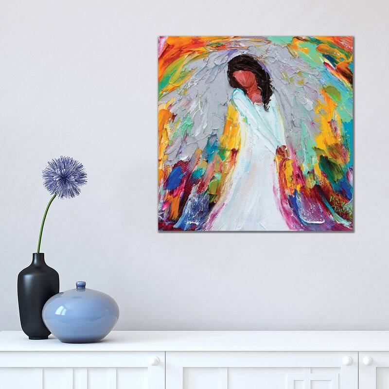 iCanvas "Angel" by Karen Tarlton Canvas Print - 18x18x1.5