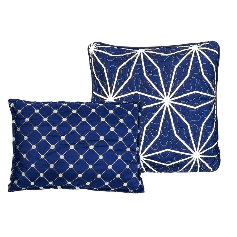 Home Soft Things Memphis 7 Piece Printed Microfiber Quilts Set